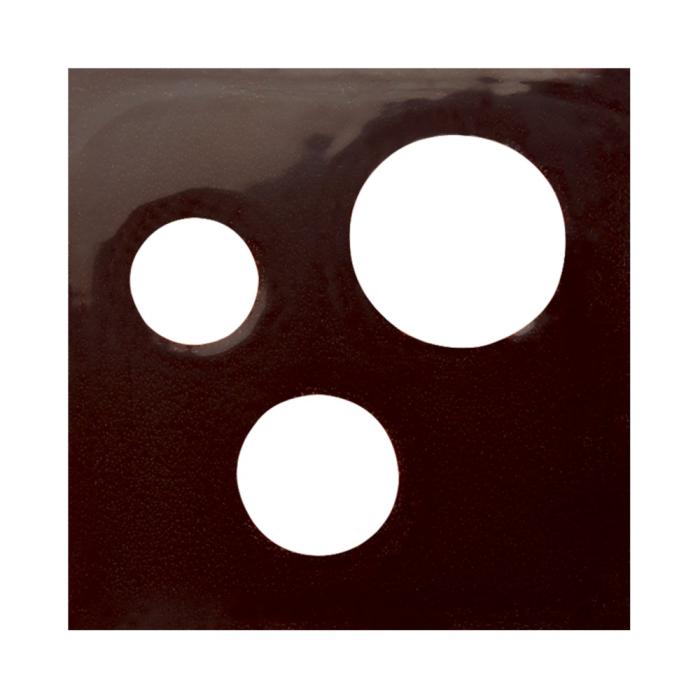 decorazioni quadrate traforate in puro cioccolato fondente di chocolatree