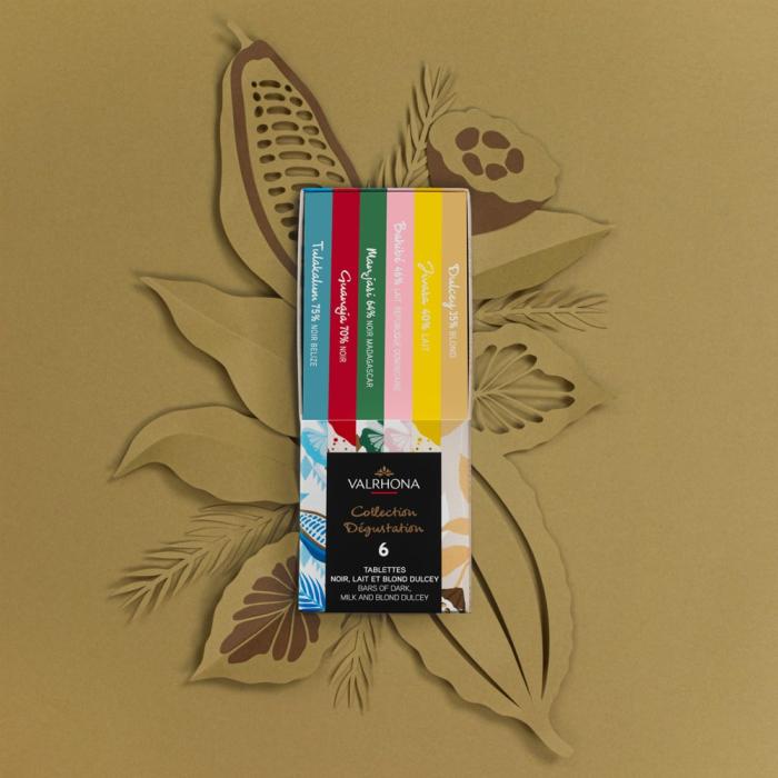 cofanetto tavolette degustazione 420 g di valrhona
