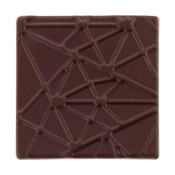 decorazioni quadrate rilievo fondente di chocolatree