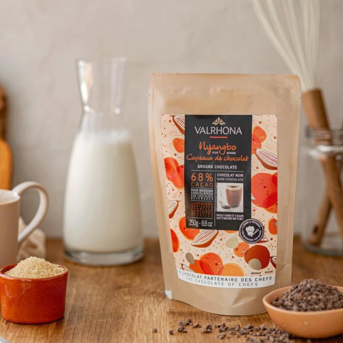 scaglie di cioccolato nyangbo 68 di valrhona