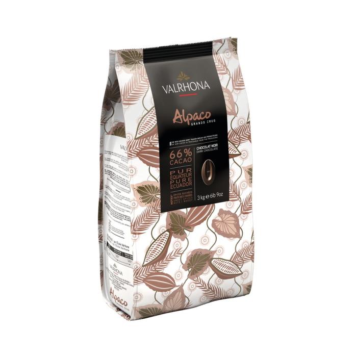 cioccolato fondente alpaco 66 di valrhona