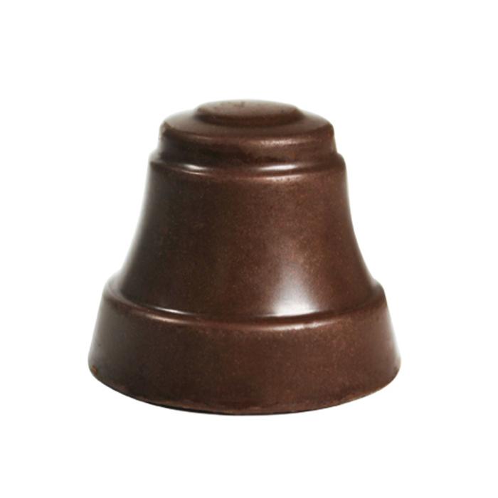 campana pralinato mandorle e nocciole modellaggio fondente di valrhona