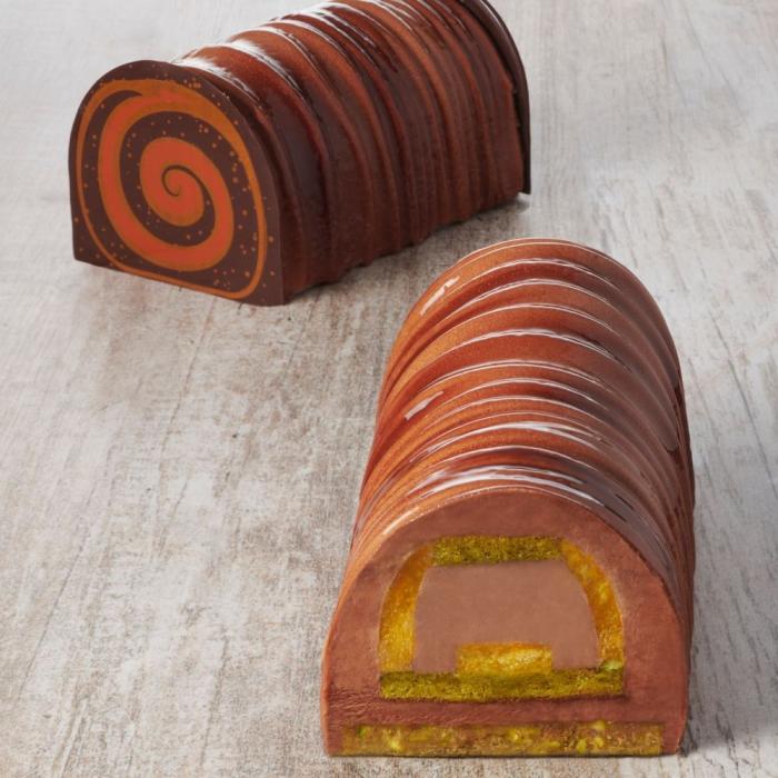 stampo tronchetto ondulation di valrhona