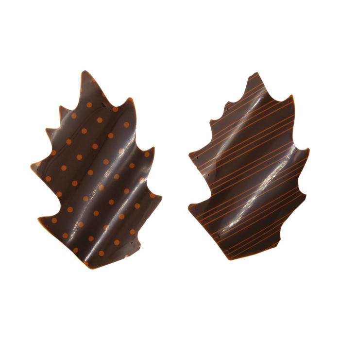 decorazioni agrifoglio bombato 2 modelli di chocolatree
