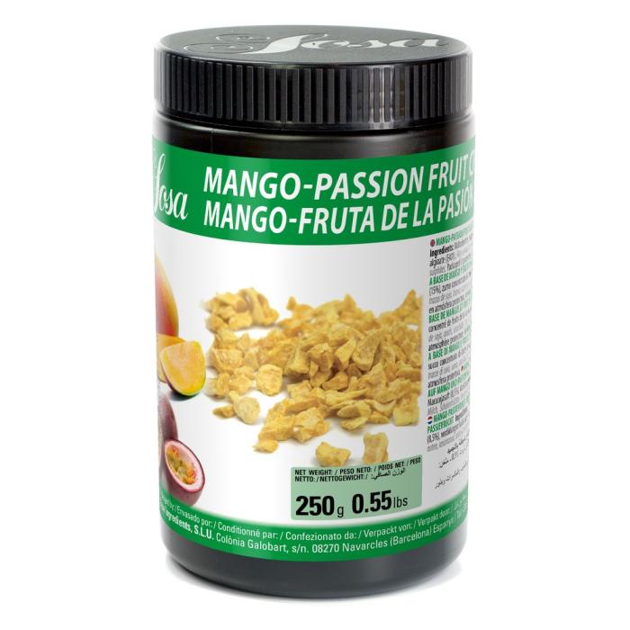 mango e frutto della passione crispy di sosa