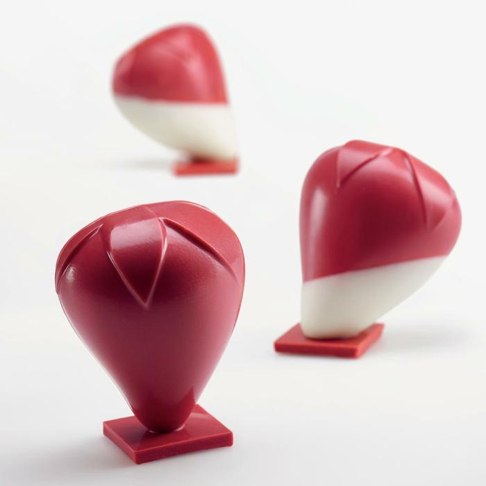 stampo fragola 4cm di valrhona