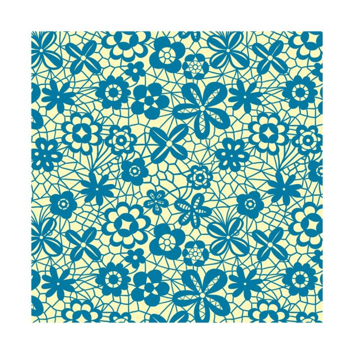 trasferibile fiori blu di chocolatree