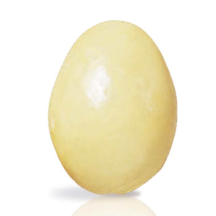 uovo torroncino con copertura di cioccolato bianco di valrhona