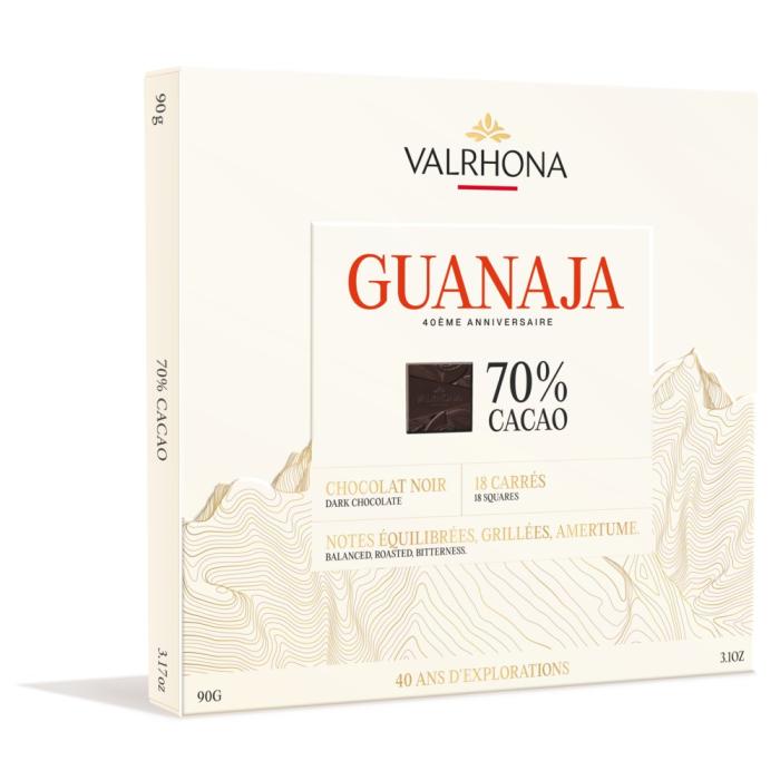 cofanetto 18 carre 40 anni guanaja 70 90 g di valrhona