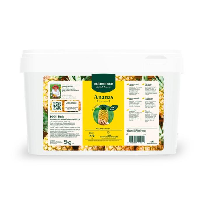 purea di ananas extra sweet 5 kg di adamance