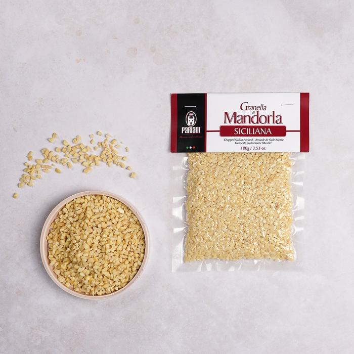 granella di mandorle pelate di sicilia di pariani