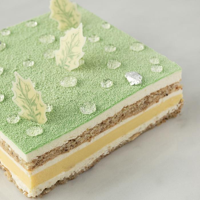 decorazione foglia di agrifoglio moderna verde piccola di chocolatree