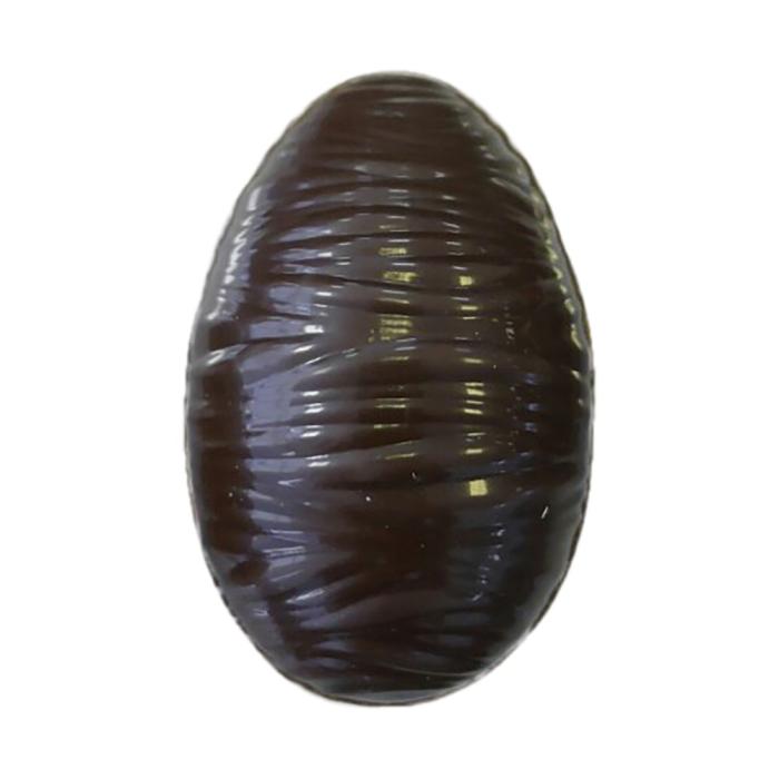 decorazioni in rilievo per uova di pasqua in cioccolato fondente di chocolatree