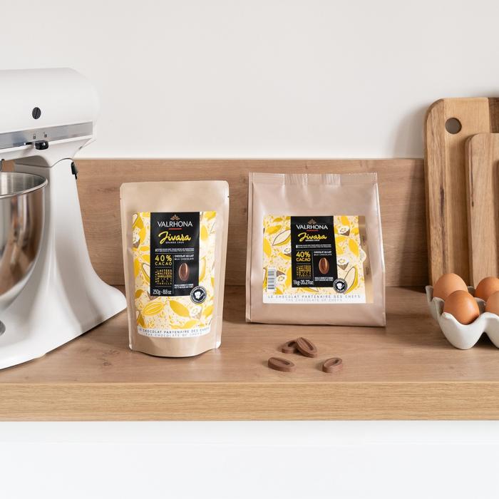 cioccolato al latte jivara 40 1 kg di valrhona