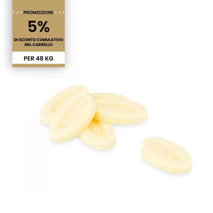 promozione cioccolato bianco satilia blanche 31 48kg di valrhona