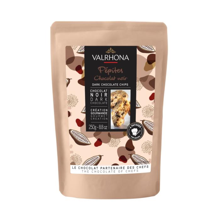 pepite di cioccolato fondente 52 250 g di valrhona