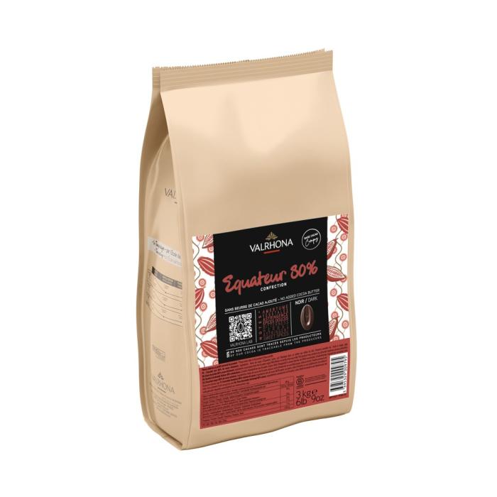 cioccolato fondente confection ecuador 80 di valrhona