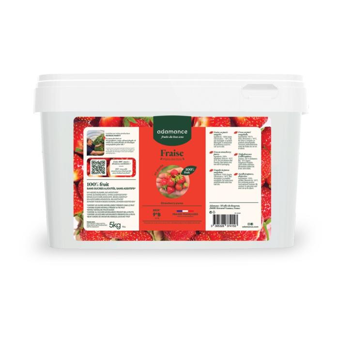 fragola mara bois in purea 5 kg di adamance