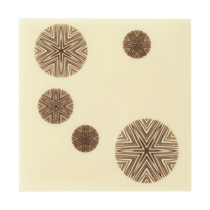 decorazioni rotonde cioccolato bianco di chocolatree