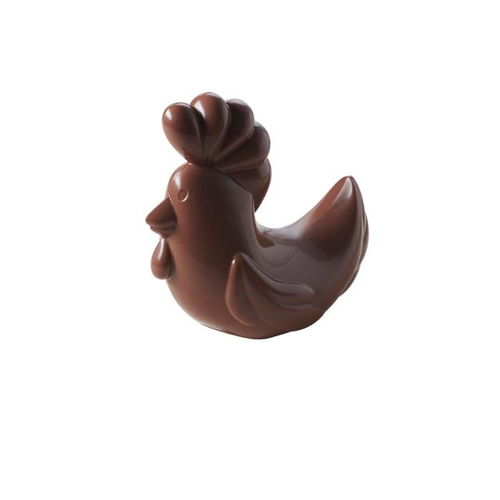 stampo gallina rock 14cm di valrhona