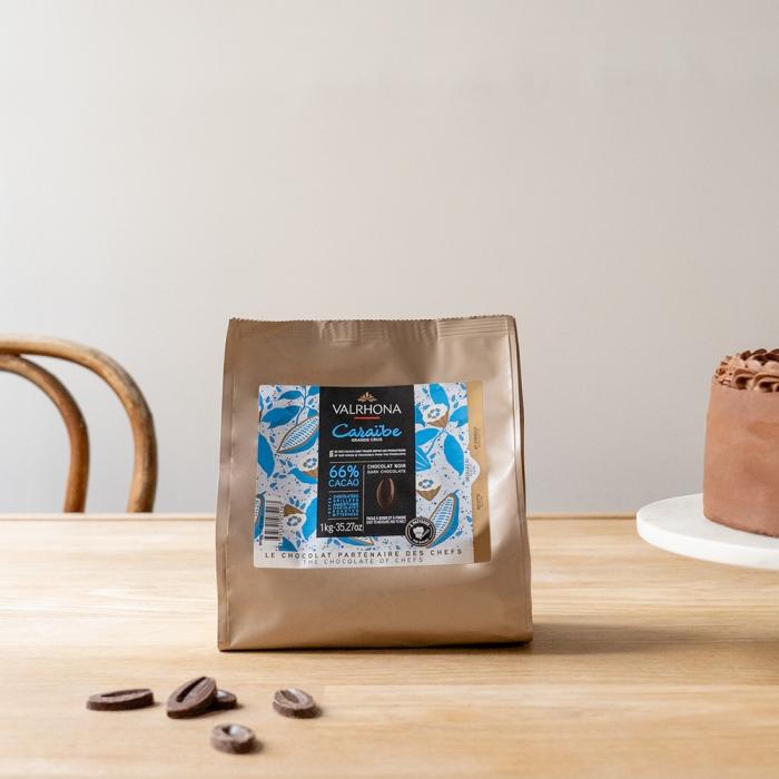 cioccolato fondente caraibe 66 1 kg di valrhona