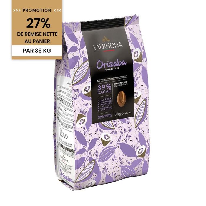 promozione cioccolato al latte orizaba 39 di valrhona