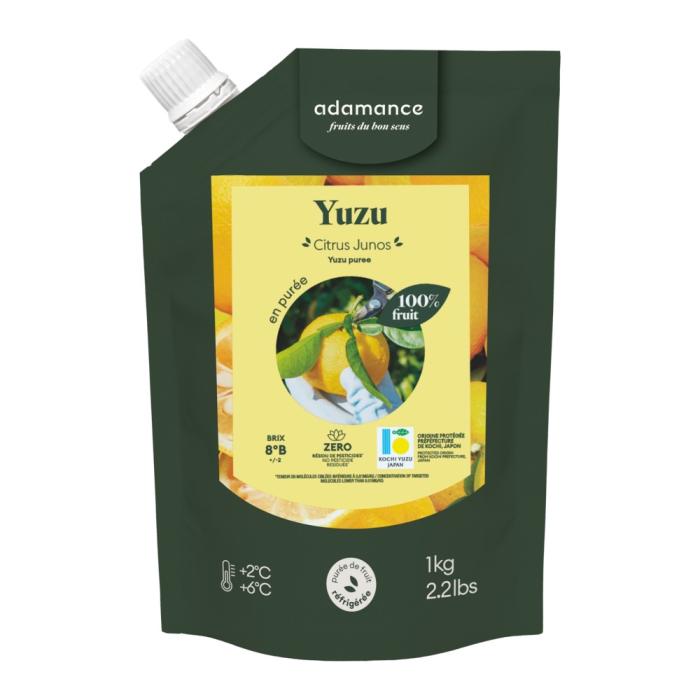 yuzu citrus junos in purea refrigerata 2 x 1 kg di adamance