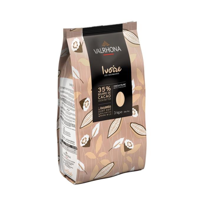 cioccolato bianco ivoire 35 di valrhona