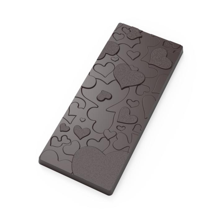stampo tavoletta cuore di valrhona