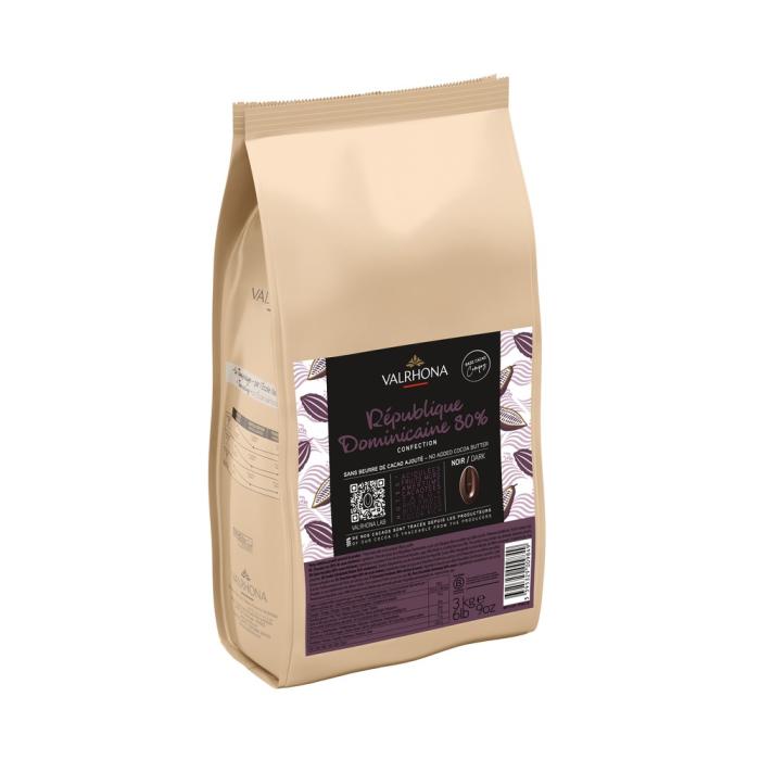 cioccolato fondente confection repubblica dominicana 80 di valrhona
