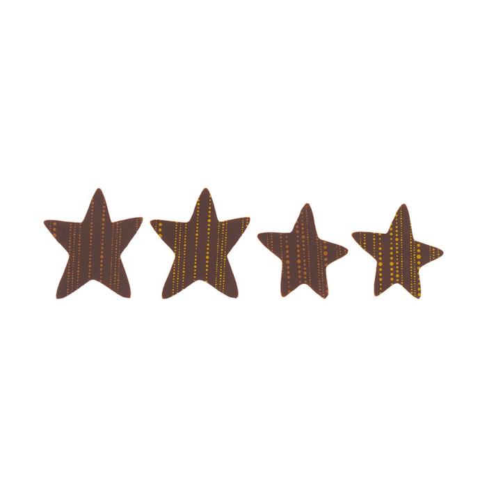 decorazione stelle ghirlande 4 modelli di chocolatree