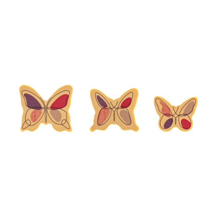 decorazione farfalle dulcey 3 modelli di chocolatree