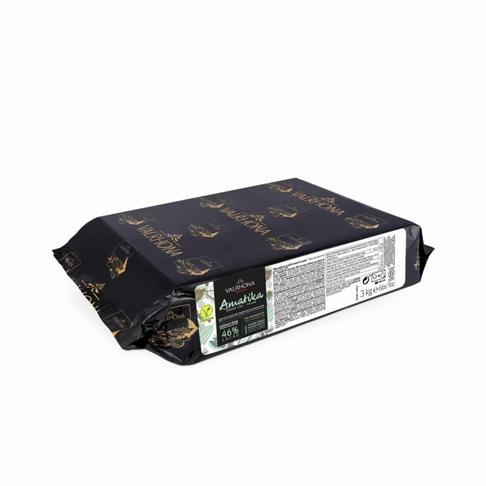 cioccolato al latte di copertura amatika 46 di valrhona