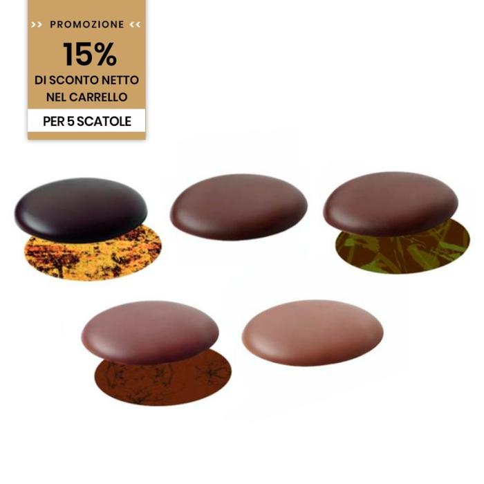 promozione palet ripieni 5 scatole e astucci di valrhona