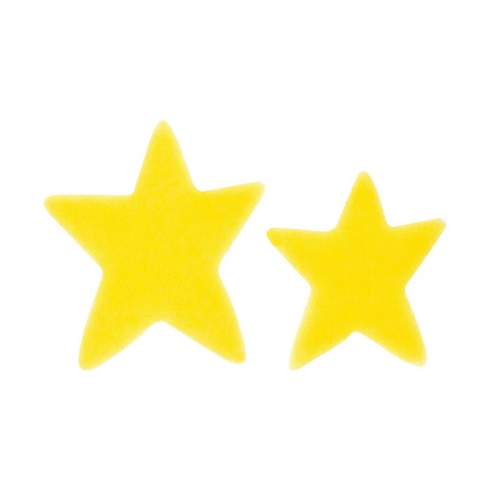 decorazione stelle gialle 2 dimensioni di chocolatree