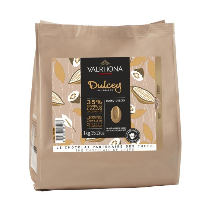 sacchetto fave dulcey 35 1 kg di valrhona