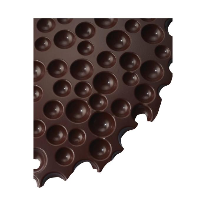foglio rilievo cornice bolle di chocolatree