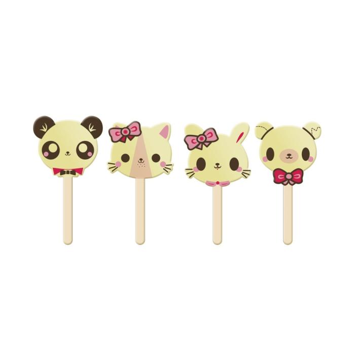 stampo lecca lecca kawaii bastoncini di chocolatree