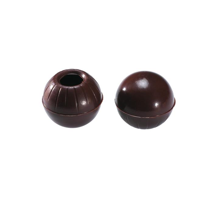 Sfera cava cioccolato fondente - 504 pz