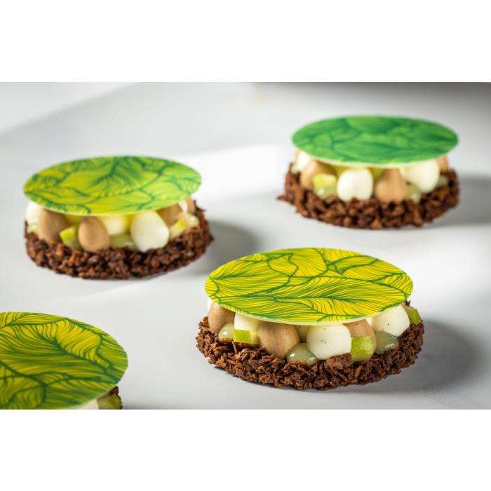 decorazione cerchio grande giardino verdeggiante di chocolatree