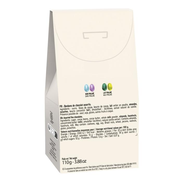 astuccio uova da condividere pasqua 2026 110 g di valrhona