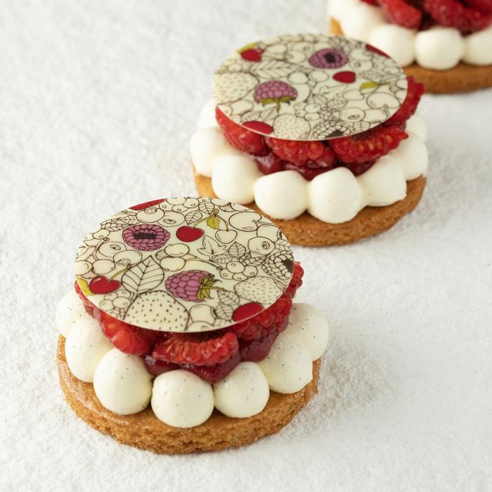 decorazione cerchio frutti rossi di chocolatree