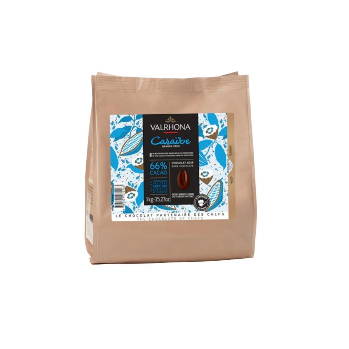 Cioccolato fondente Caraïbe 66% 1 kg