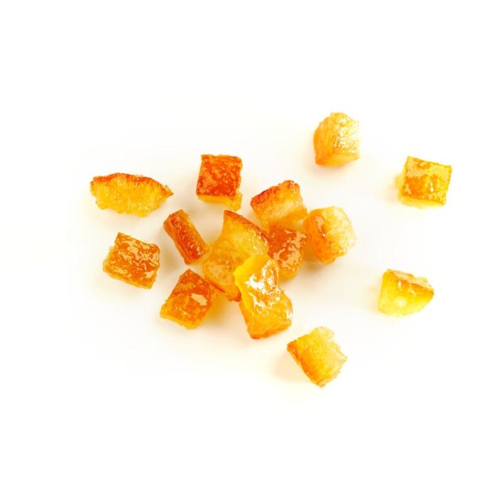 arancia candita cubetti di sosa