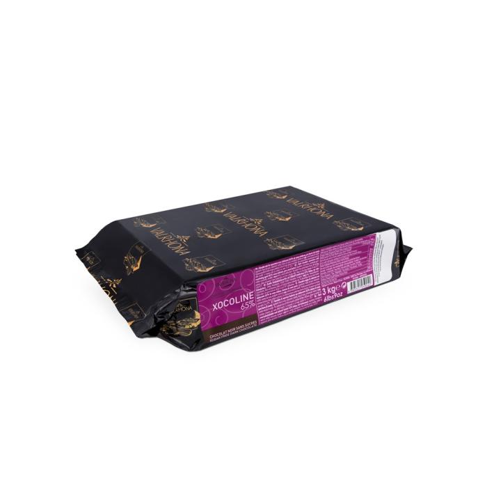 cioccolato fondente con edulcorante xocoline 65 di valrhona