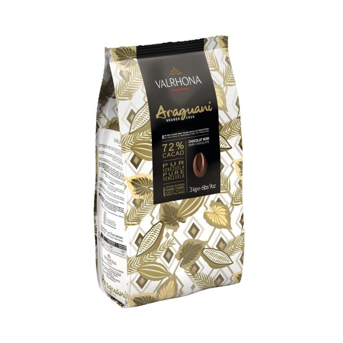 cioccolato fondente araguani 72 di valrhona