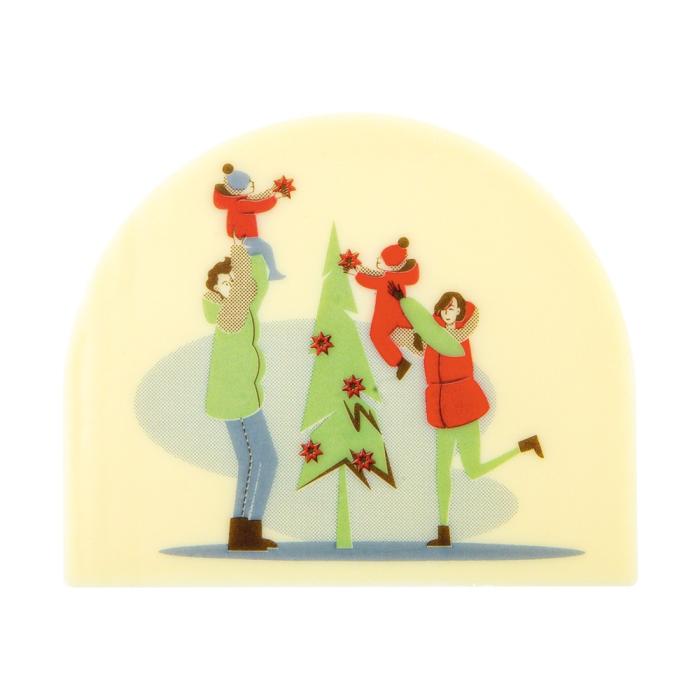 decorazioni tonde attesa del natale di chocolatree