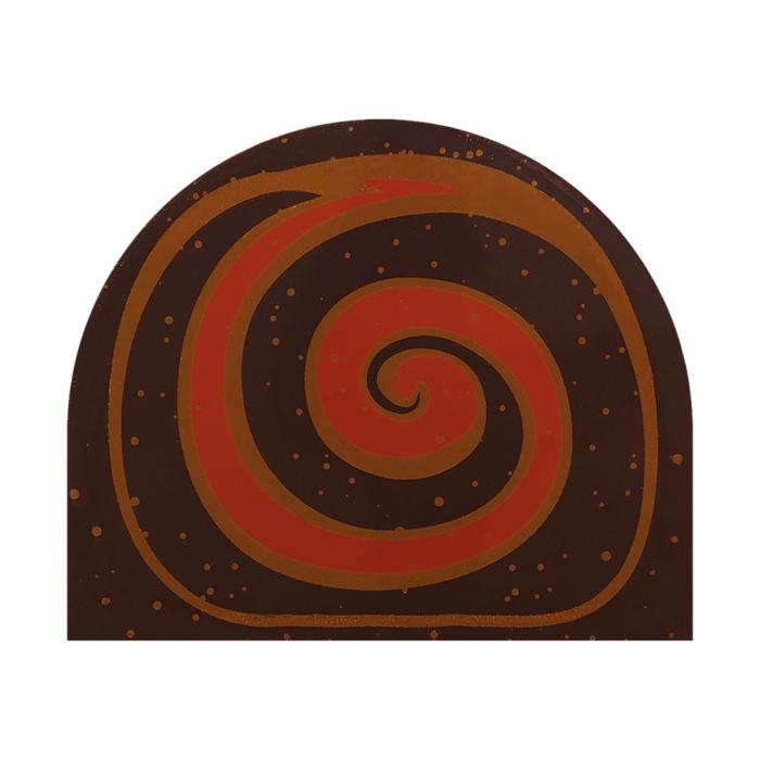 decorazioni tonde spirale natalizia di chocolatree