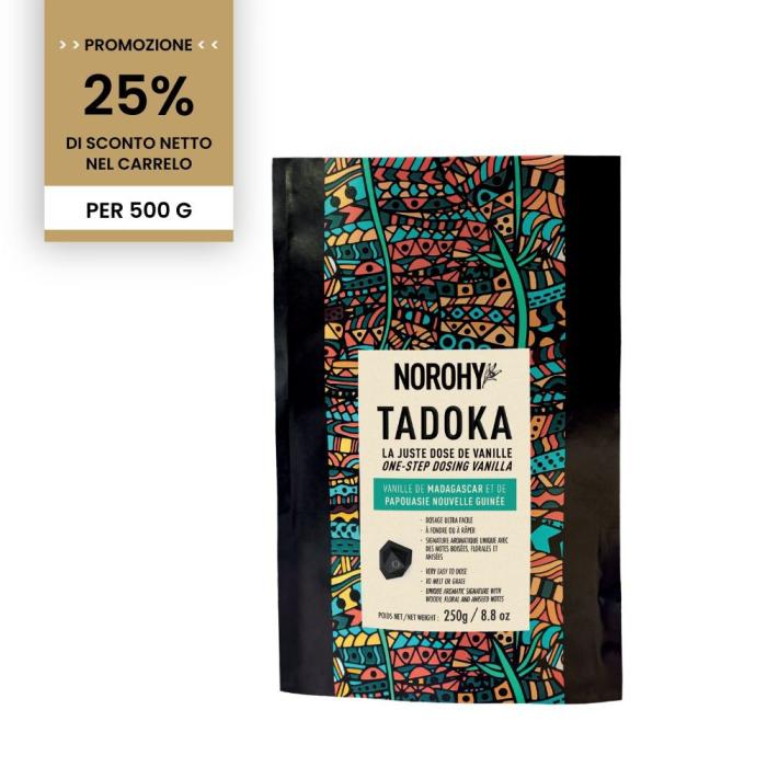 promozione tadoka vaniglia 500 g di norohy