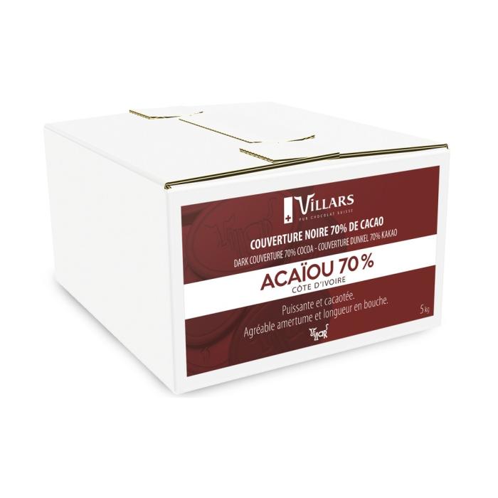 cioccolato fondente acaiou 70 di villars